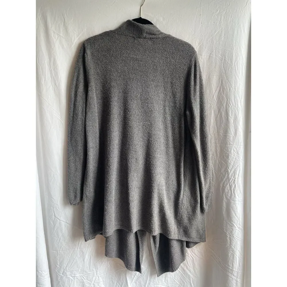 Barefoot Dream Cozychic Lite Knit Cardigan Sweater Gray Size 1X